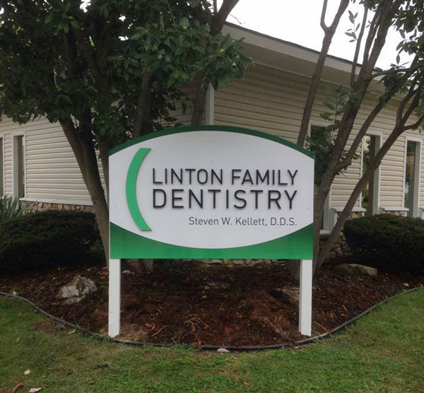 Linton Family Dentistry sign | Dentist in Linton, IN